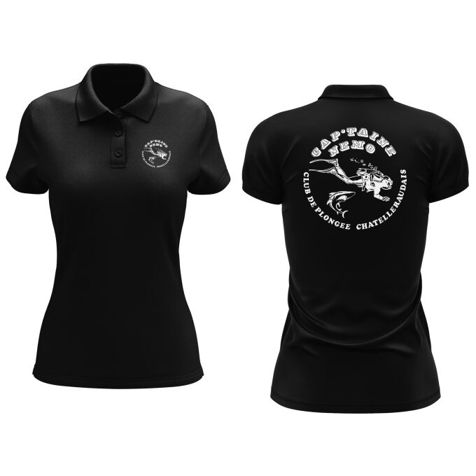 Polo Femme de qualité supérieure - Marquez votre Polo Femme avec votre Logo d'Entreprise (matériau de personnalisation haut de gamme, imprimé en France)