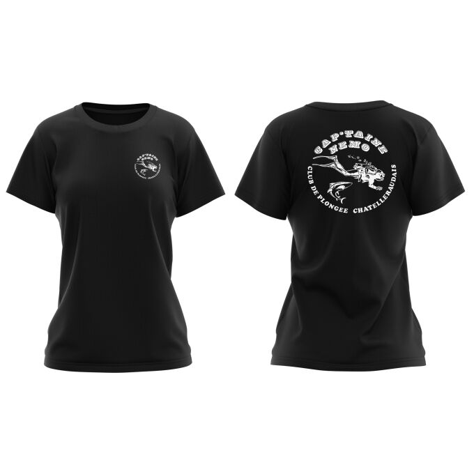 T-Shirt Femme de qualité supérieure - Marquez votre T-Shirt Femme avec votre Logo d'Entreprise (matériau de personnalisation haut de gamme, imprimé en France)